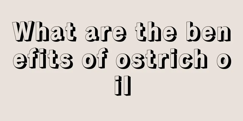 What are the benefits of ostrich oil