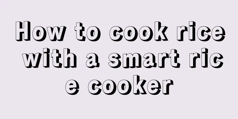 How to cook rice with a smart rice cooker