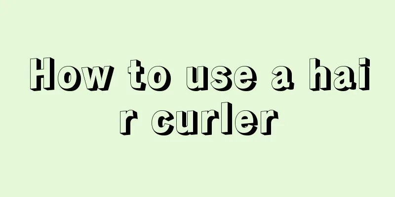 How to use a hair curler