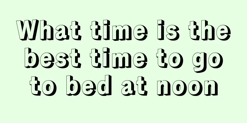 What time is the best time to go to bed at noon