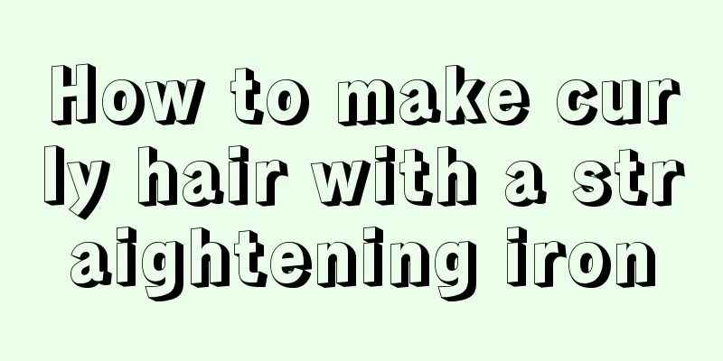 How to make curly hair with a straightening iron