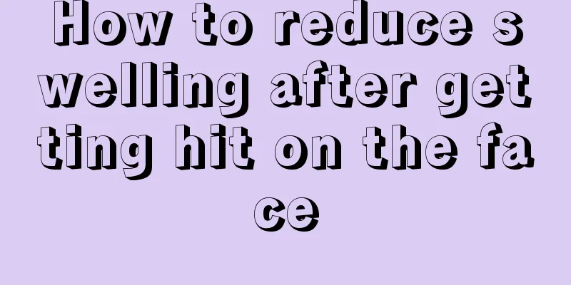 How to reduce swelling after getting hit on the face
