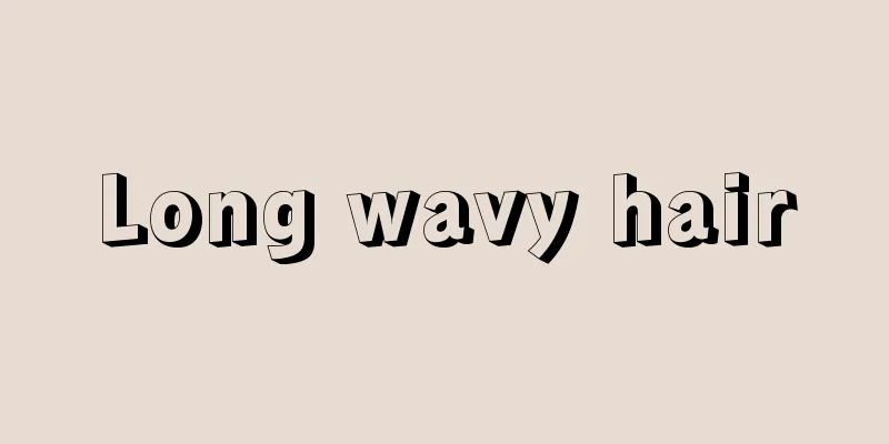 Long wavy hair