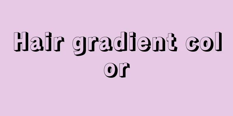 Hair gradient color