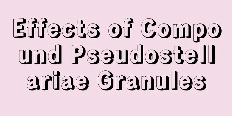Effects of Compound Pseudostellariae Granules