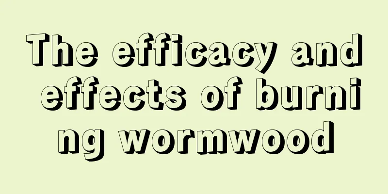 The efficacy and effects of burning wormwood