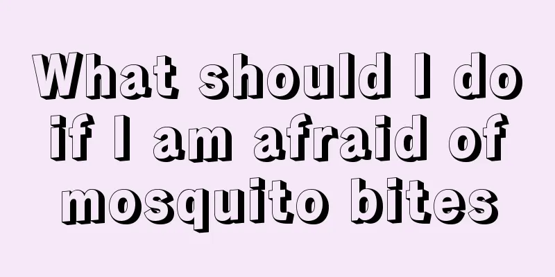 What should I do if I am afraid of mosquito bites