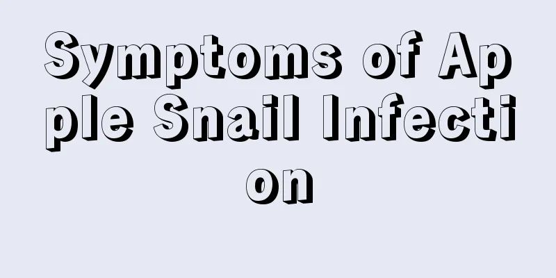 Symptoms of Apple Snail Infection