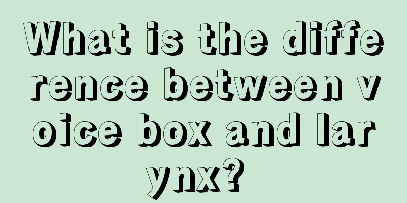 What is the difference between voice box and larynx? 