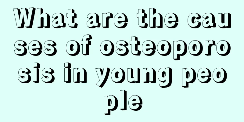 What are the causes of osteoporosis in young people