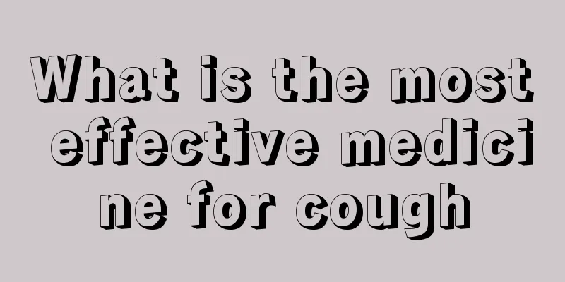 What is the most effective medicine for cough