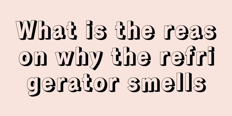 What is the reason why the refrigerator smells