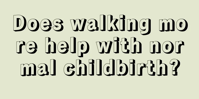 Does walking more help with normal childbirth?