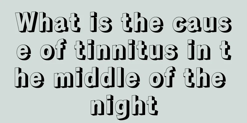 What is the cause of tinnitus in the middle of the night