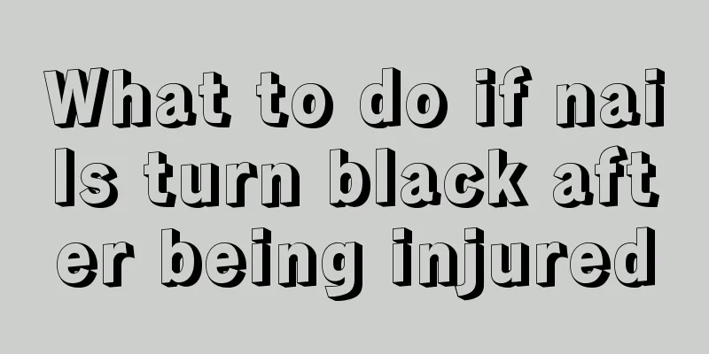 What to do if nails turn black after being injured