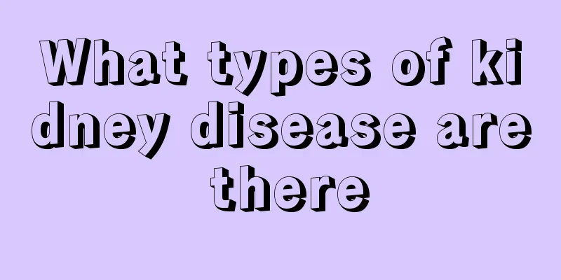 What types of kidney disease are there