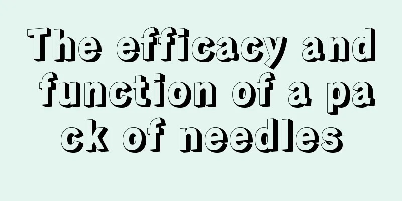The efficacy and function of a pack of needles