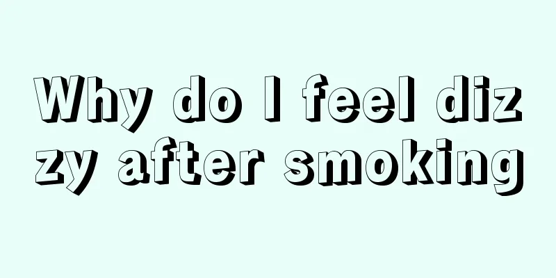 Why do I feel dizzy after smoking