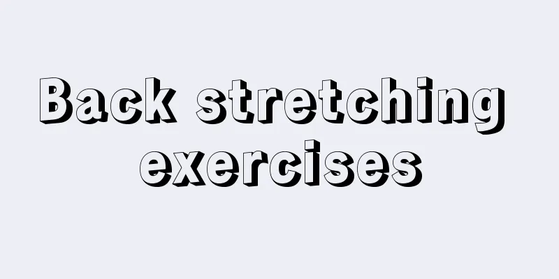 Back stretching exercises