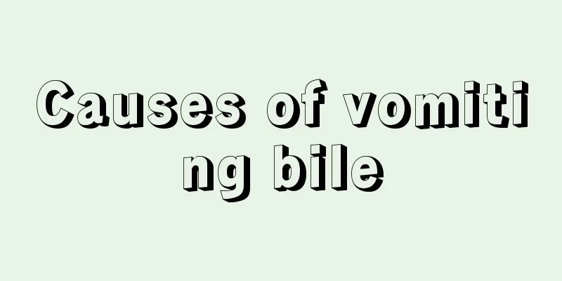 Causes of vomiting bile