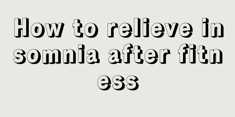 How to relieve insomnia after fitness