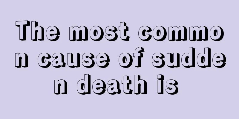 The most common cause of sudden death is 