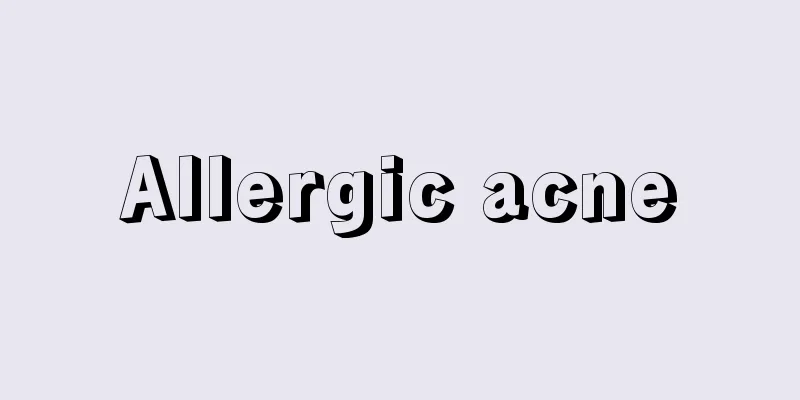Allergic acne