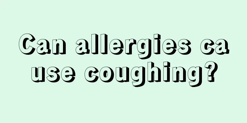 Can allergies cause coughing?