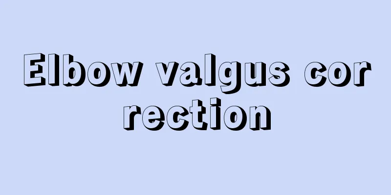 Elbow valgus correction