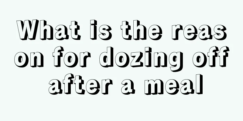 What is the reason for dozing off after a meal