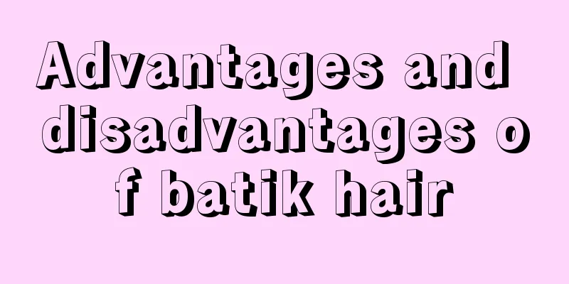 Advantages and disadvantages of batik hair