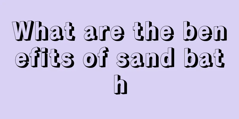 What are the benefits of sand bath