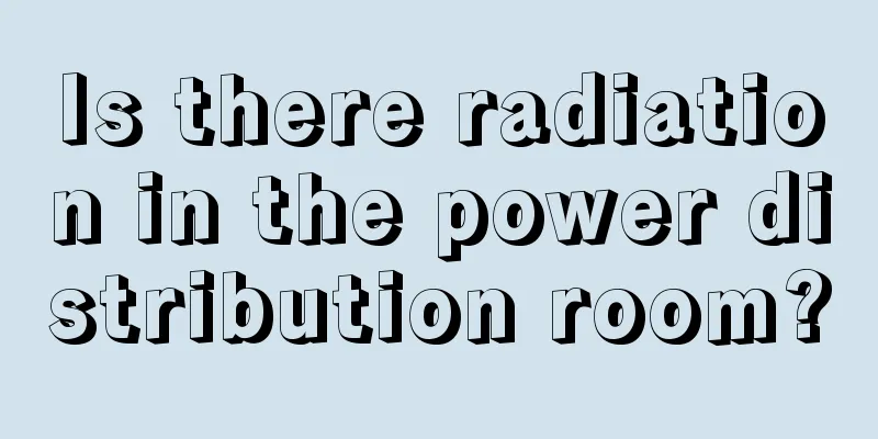 Is there radiation in the power distribution room?