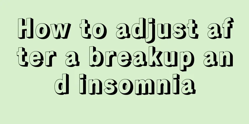 How to adjust after a breakup and insomnia