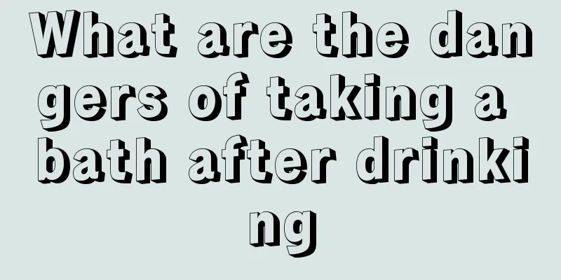 What are the dangers of taking a bath after drinking