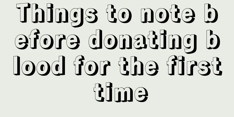 Things to note before donating blood for the first time