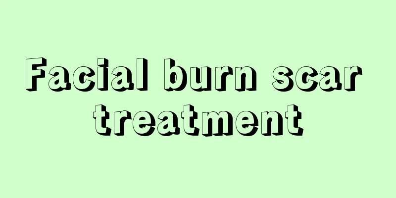 Facial burn scar treatment
