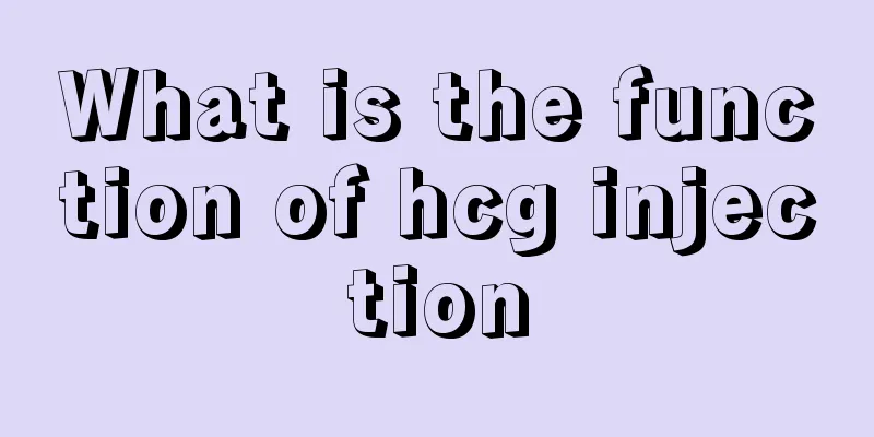 What is the function of hcg injection