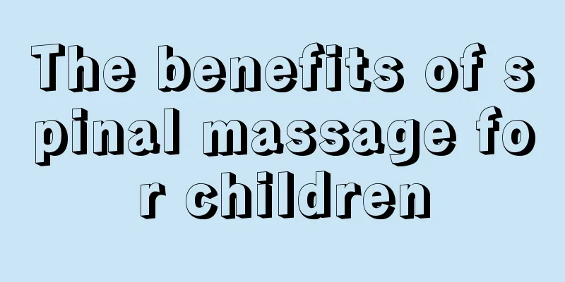 The benefits of spinal massage for children