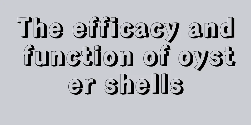 The efficacy and function of oyster shells