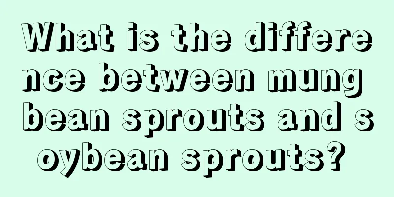 What is the difference between mung bean sprouts and soybean sprouts? 