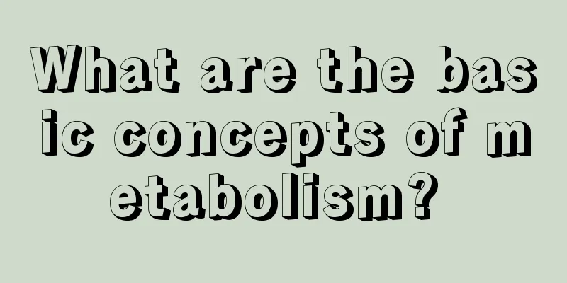 What are the basic concepts of metabolism? 