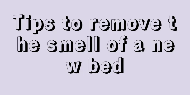 Tips to remove the smell of a new bed