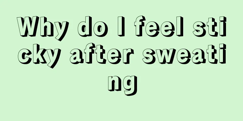 Why do I feel sticky after sweating