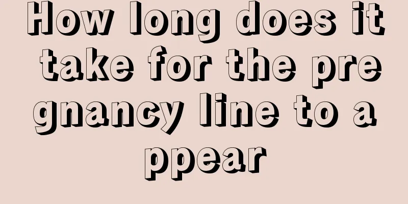 How long does it take for the pregnancy line to appear
