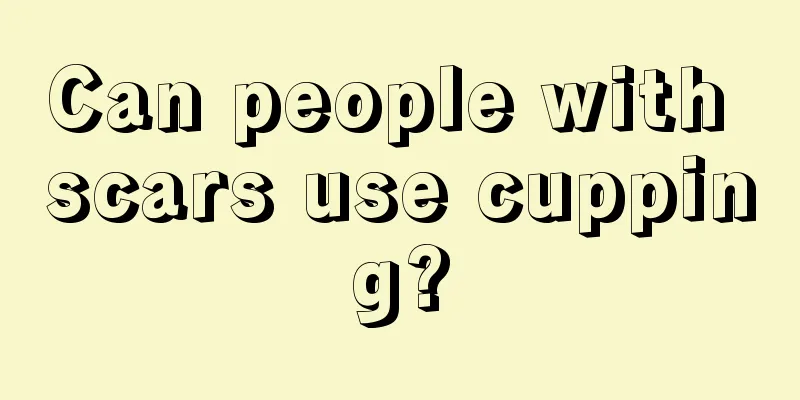 Can people with scars use cupping?