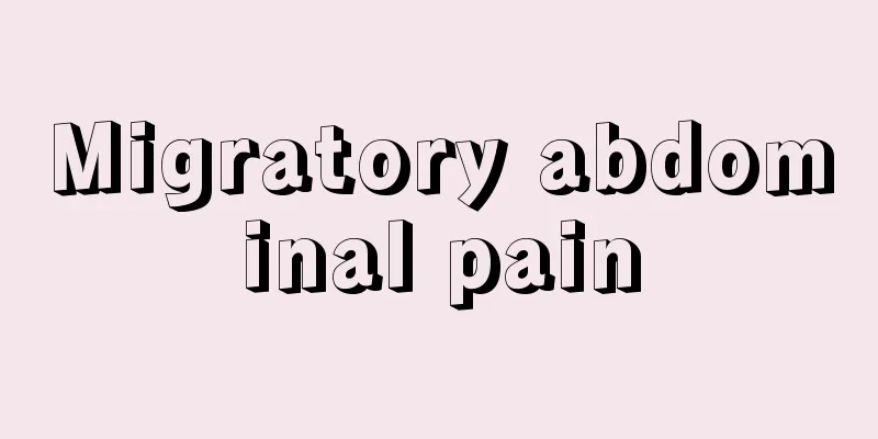 Migratory abdominal pain