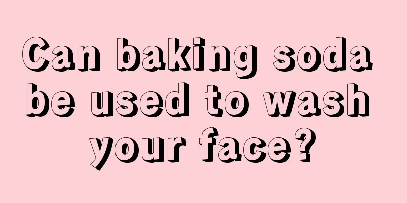 Can baking soda be used to wash your face?