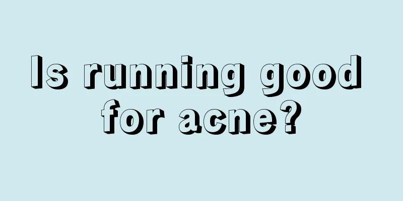 Is running good for acne?