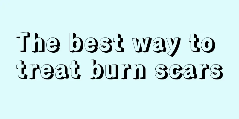The best way to treat burn scars